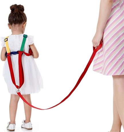 SUNTA Toddler Safety Harness & Leashes, Anti Lost Wrist Link, Walk Learning Help