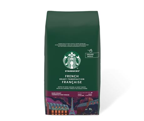 Starbucks Ground Coffee French Roast, 793 Grams BB 8/24