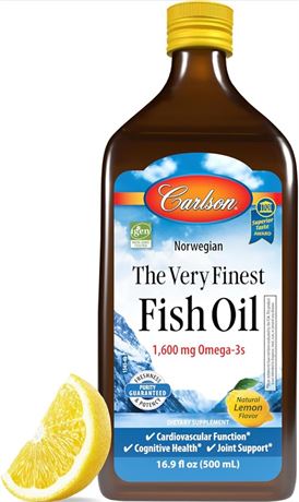 Store 4.7 4.7 out of 5 stars 13,165 Carlson - The Very Finest Fish Oil, 1600 mg