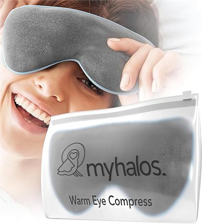 Microwave Activated Moist Heat Eye Compress for Dry Eyes and Stye Treatment - He