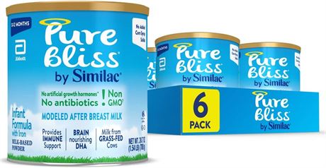 Pure Bliss by Similac Infant Formula, Gentle, Easy to Digest, Non-GMO, Powder, 2