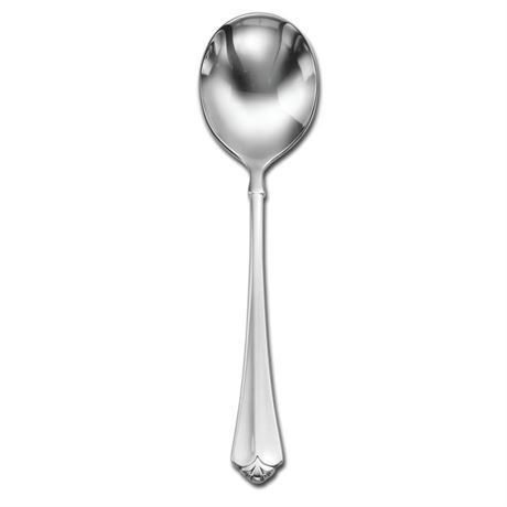 Oneida 2273SRBF 6 3/4" Soup Spoon with 18/10 Stainless Grade, Juilliard Pattern