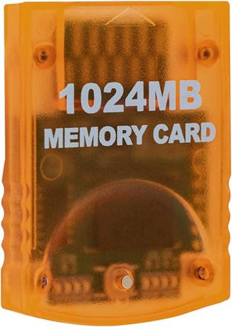 Mcbazel Game Memory Card 1024MB(16344 Blocks) for Gamecube and Wii Console Large