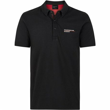 XL - Porsche Motorsport Black Polo Shirt