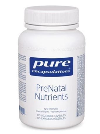 Pure - prenatal nutrients 120 vcaps