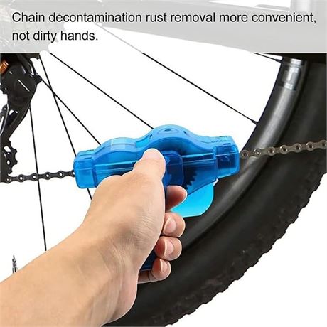 Bike Chain Cleaning Kit Bicycle & Motorcycle Gear Chain Cleaner Brush Tools Brus