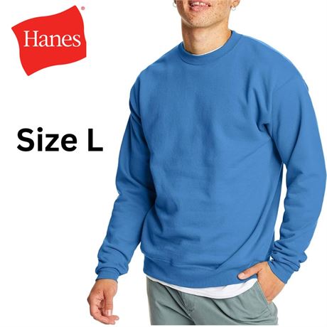 Size L, Hanes Men’s EcoSmart Fleece Sweatshirt