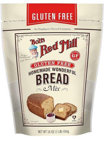 BB 17/12/24 Bob's Red Mill Gluten Free Homemade Wonderful Bread Mix, 16 Ounce