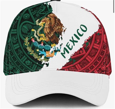 Mexico Hat, Mexican Hats for Men Women, Mexico Eagle Flag Baseball Caps Snapback