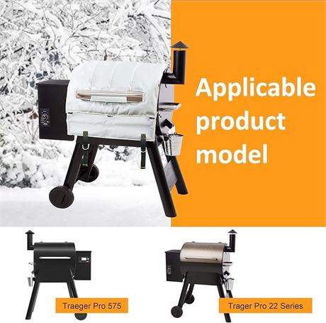 Grill Blanket for Traeger Pro 575, Traeger 22 Series, Pro 20, and Lil' Tex Elite