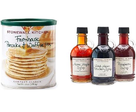 Stonewall Kitchen Syrup Variety Pack and Stonewall Kitchen Farmhouse Pancake & W