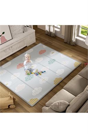 Uanlauo Baby Play Mat XPE MATL,71x59inch Play Mat for Baby,Foldable