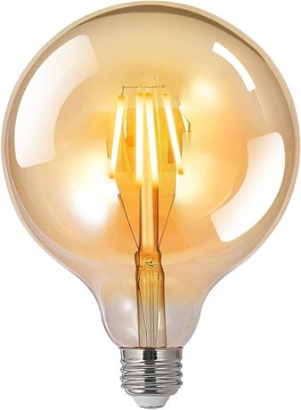 LED Bulbs 60 Watt Equivalent,  6W G125-6, LED Globe Bulb