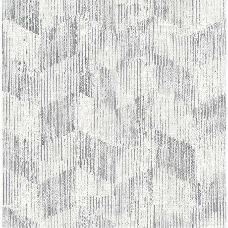 Demi Grey Distressed Strippable Non Woven Wallpaper 20.5 in. x 33 ft  (x3 Rolls)