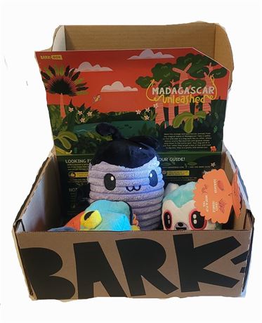 BarkBox Madagascar Unleashed Themed Dog Toys