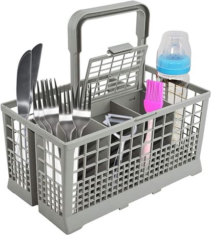 Dishwasher Cutlery Basket fits Most Brands (9.5 x 5.4 x 4.8 inches)- Utensil Org