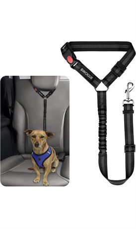 BWOGUE Pet Dog Cat Seat Belts, Car Headrest Restraint Adjustable Safety Leads