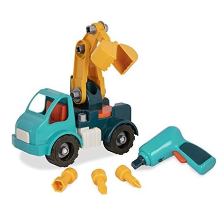 Battat – Classic Construction Toy – Pretend Play Tools – Toddler Trucks – Dexter