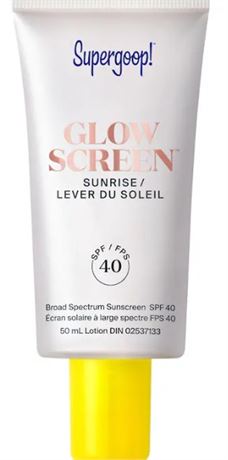 Supergoop! Glowscreen SPF 40 Sunscreen with Hyaluronic Acid + Niacinamide
