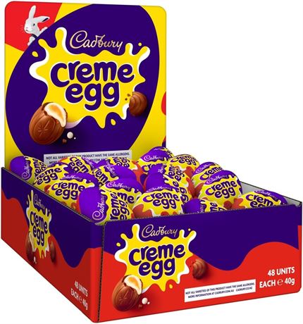 Cadbury Creme Egg - 1.41oz (40g) (Pack of 48)