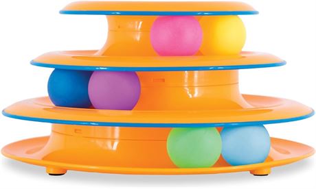 Catstages Tower of Tracks Interactive 3-Tier Cat Toy
