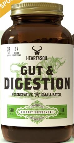 Heart & Soil Gut & Digestion HEAL YOUR GUT 180 Capsules