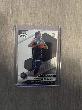 Anthony Edwards NBA Debut ROOKIE Card