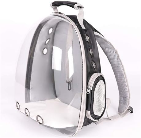 Lyn's Pet Carrier, Hard-Sided Pet Bag, Cat/Dog Bubble Backpack, Pet...