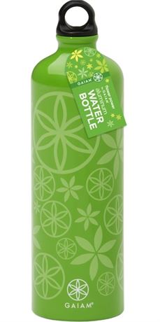 Gaiam Flower Power Spring Grass Aluminum Water - See Description and Pictures