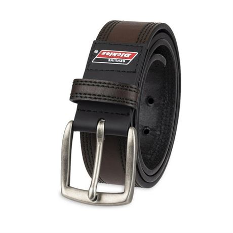 SIZE 36 - Genuine Dickies Men's 35 Mm Textured Roller Reversible Leather Belt