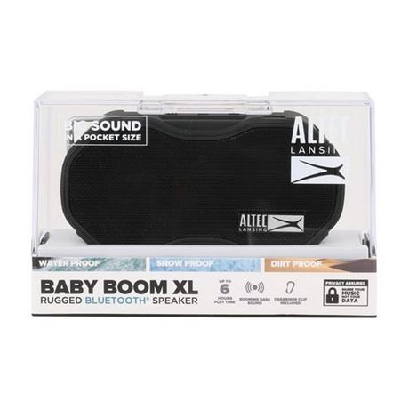 Altec Lansing Baby Boom XL Black Bluetooth Speaker, Baby Boom XL BT Speaker