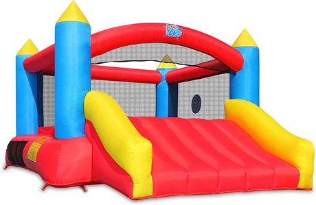Action air [Updated Version] Bounce House, 12x9 Foot Inflatable Bouncy Castle wi