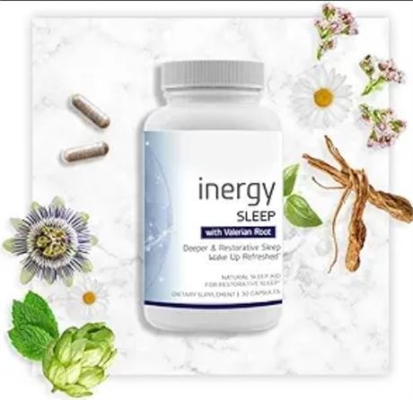 Better Body Co. inergySLEEP | Natural Sleep Supplement & Sleep Aid 60 Ct