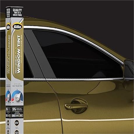 2ft x 6.5ft (24in x 78in)Gila Heat Shield Plus 5% VLT Automotive Window Tint DIY