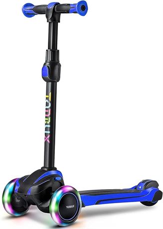 TONBUX Kids Scooter for Age 3-12, Toddler Scooter with 4 Adjustable Heights, Lig