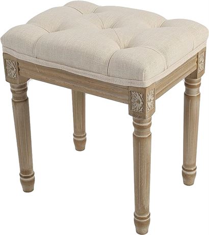 15.75''x11.81''x18.89'' -Yusong Vanity Stool Upholstered Bench Seat for Makeup R