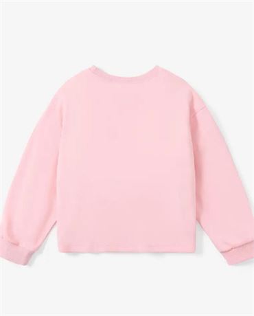 Medium Pink Crop Top Sweater and Tube Skirt Set