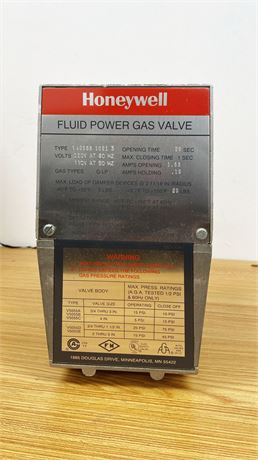 honeywell fluid power gas valve actuator v4055b 1021