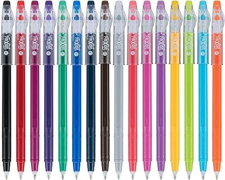 Pack of 36 Pilot, FriXion ColorSticks Erasable Gel Ink Pens, Fine Point 0.7 mm,