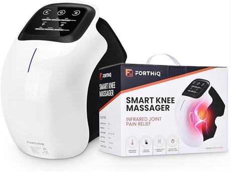 FORTHiQ Knee Massager with Heat and Red Light Therapy, FDA Registered, Knee Pain