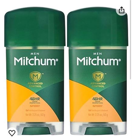 Mitchum Clear Gel Antiperspirant & Deodorant for Men, Super Sport - 2.25 oz - 2