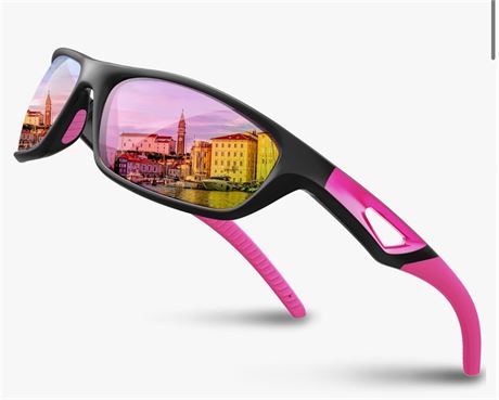 RIVBOS Polarized Sports Sunglasses Driving Sunglasses Shades for Men Women Tr90
