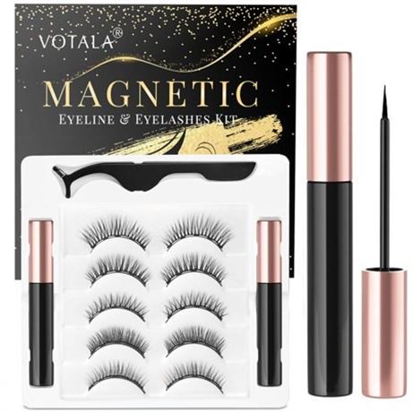 Votala Magnetic Eyelashes and Magnetic Eyeliner Kit