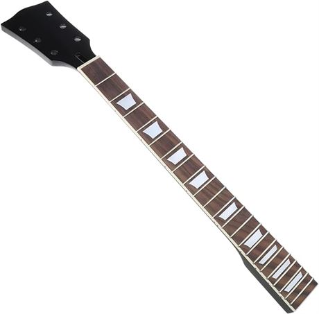 22 Frets Replacement Neck Fingerboard Maple Rosewood For Electric Guitar Part El