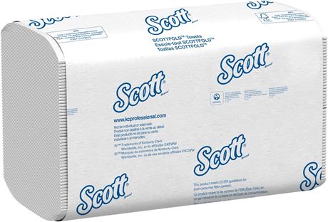 Scott® Pro™ Scottfold™ Multifold Paper Towels (01960), with Absorbency Pockets™,