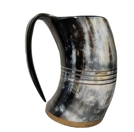 24oz - Divit Horn Viking Drinking Horn Mug Tankard