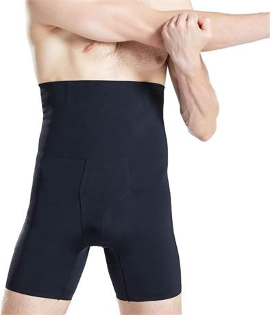 WOODHAWK Men Shapewear Tummy Control Shorts High Waist Body Shaper Underwear
