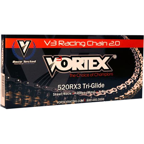 Vortex 520 RX3 V3 2.0 Chain  - Drive Chain - 120 Links | 520RX3-120