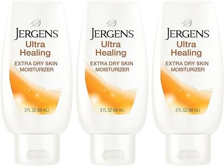 3 PACK Jergens Ultra Healing Extra Dry Skin Moisturizer Lo...