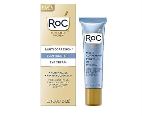 RoC Multi Correxion 5 in 1 Anti-Aging Eye Cream for Puffiness, Under Eye Bags
